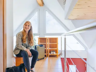 Eingangsbereich der Wohnung Quitte