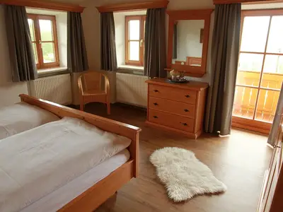 Blick in das Schlafzimmer