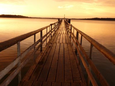 Sonnenuntergang in Bernau am See