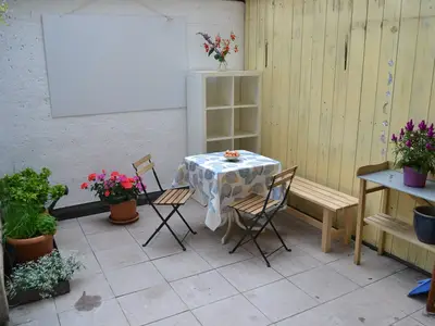 Überdachte Terrasse