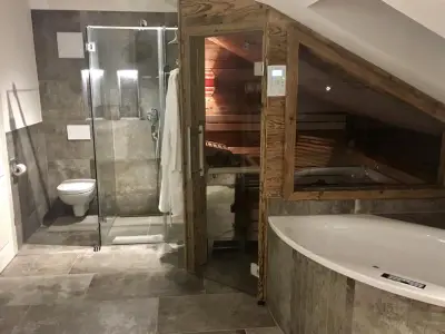 Biosauna, Wellnessbereich