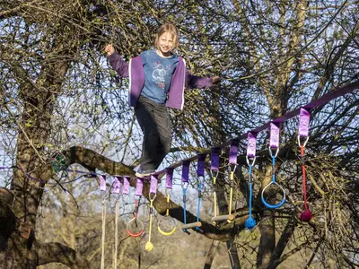 Klettermöglichkeit / Slakline