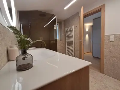 Modern Alp Apart Badezimmer I.