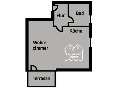 Ferienwohnung für 2 Personen (25 m²) in Ueckermünde 7/10