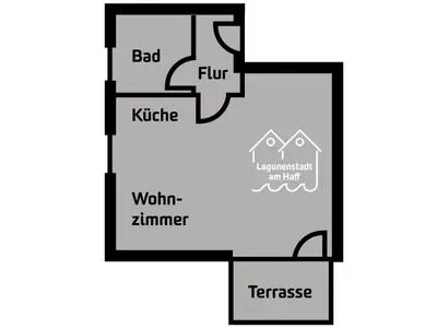 Ferienwohnung für 2 Personen (25 m²) in Ueckermünde 7/10