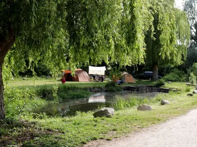 Teich am Campingplatz