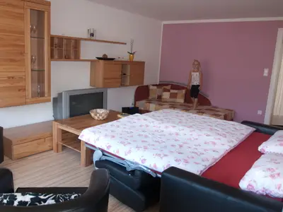 Ferienwohnung ALtbau 1.OG Wohnzimmer