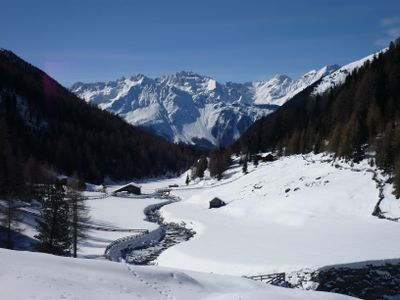 Grubener Hütte Richtung Larstig Alm