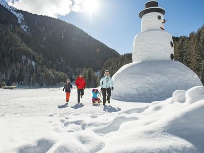 Schneemann in Niederthai