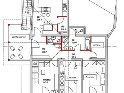 Grundriss - Arche Dorfzentrum