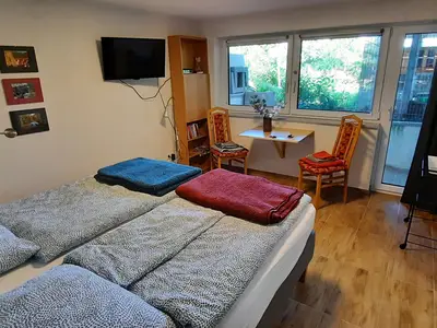 BEDROOM, INSIDE, OUTSIDE