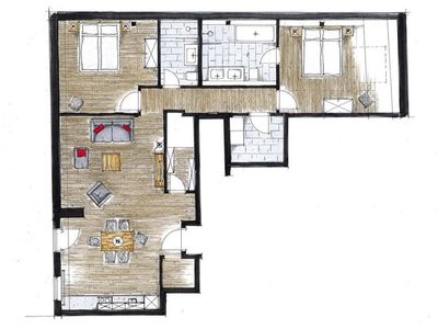 Ferienwohnung für 6 Personen (97 m²) in Unterammergau 10/10