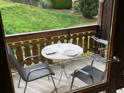 Auf dem Balkon