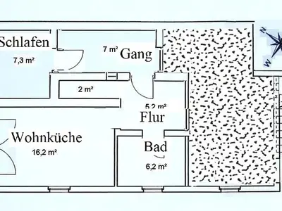 Ferienwohnung für 2 Personen (44 m²) in Unterwellenborn 6/10