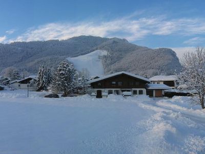 Ausbllick vom Balkon im Winter