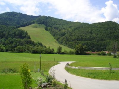 Blick vom Balkon