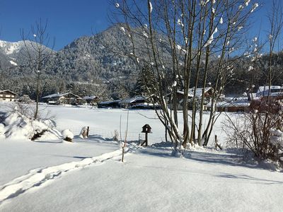 Blick aus dem Haus nach Osten