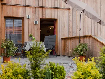 möblierter Außenbereich