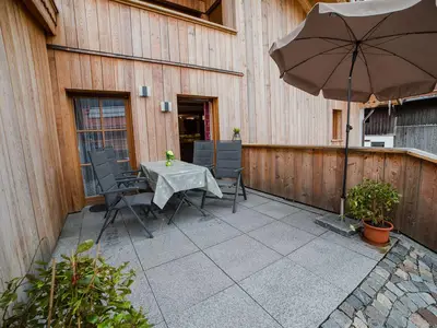 möblierter Außenbereich