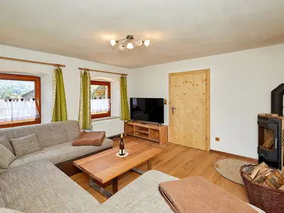 Wohnbereich mit Kaminofen