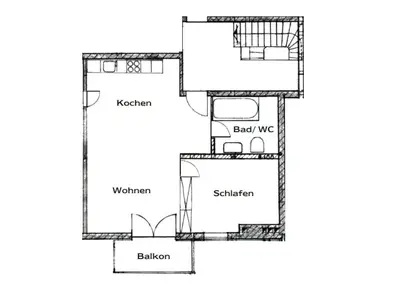 Grundriss Ferienwohnung Balsberg
