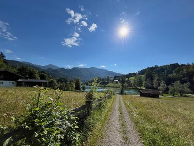 Blick auf den Wössner See