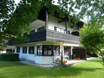 Terrassenbeispiel Ferienwohnungen Hochgern