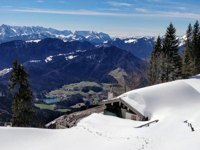 Moar Alm am Hochgern mit Blick auf den Wössner See