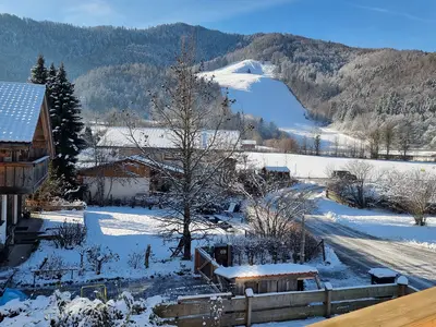 Blick vom Balkon