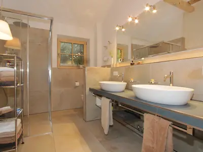 Ferienwohnung SonneHain Exklusives Bad