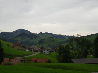 Aussicht zum Dorf