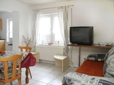 Doppelschlafcouch im Wohnbereich