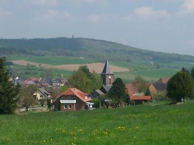 Blick aufs Haus / Dorf