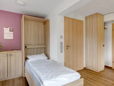 BEDROOM, INSIDE, OUTSIDE