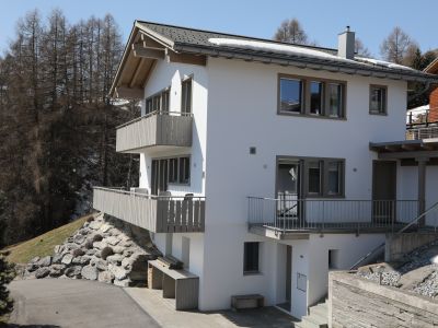Ferienhaus Davos Munts - Ansicht Sommer