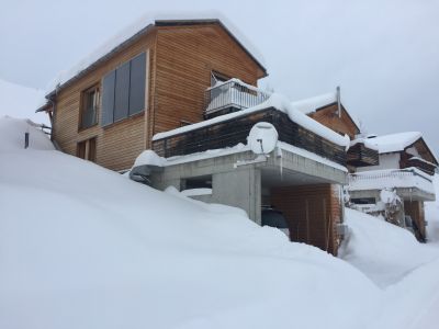 Ferienhaus Balcon Sulegliv - Ansicht Winter