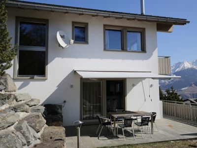 Ferienhaus Davos Munts - Ansicht Sommer