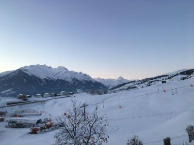 Ferienwohnung Sur Mulins 12.4 - Aussicht Winter