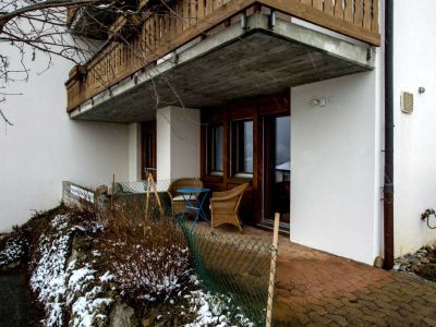 Ferienwohnung Davos Caplan Ledermann - Terrasse