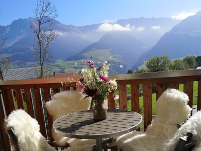 Ferienwohnung Cadorcat Berger - Aussicht Sommer