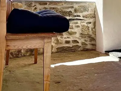 Die gemütliche Sitzecke/Terrasse der casa M 