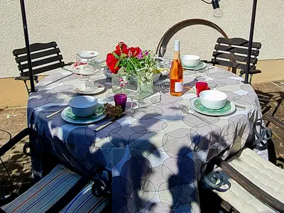 Sitzgruppe im Garten