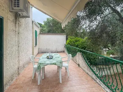 outside