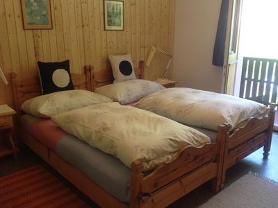 Das Schlafzimmer mit Ehebett