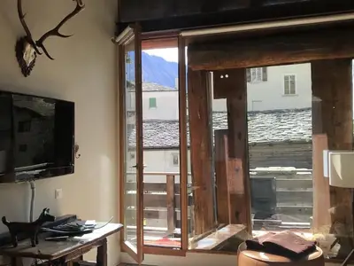 Wohnzimmer mit Ausblick