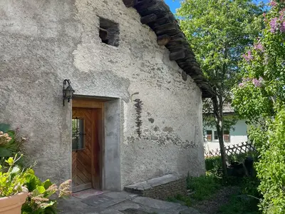 Eingang und Sitzplatz