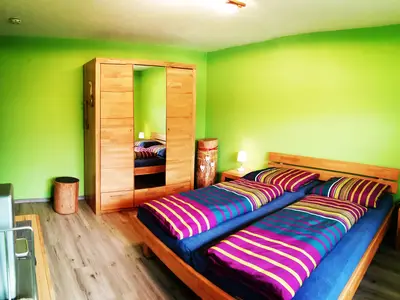 BEDROOM, INSIDE, OUTSIDE