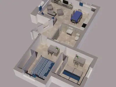 Ferienwohnung für 4 Personen (64 m²) in Vinkuran 2/10
