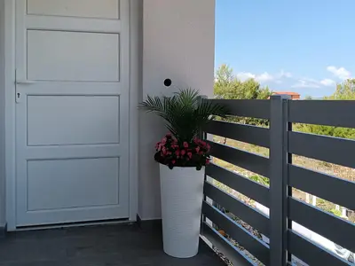 outside