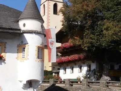 Dorfbild Virgen mit Mesnerhof